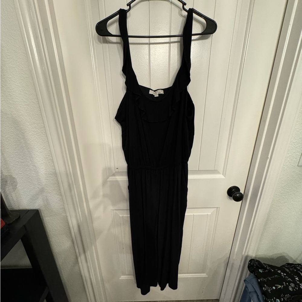 Loft Plus Black Jumpsuit